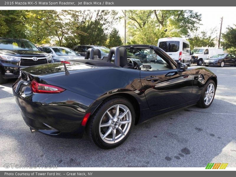 Jet Black Mica / Black 2016 Mazda MX-5 Miata Sport Roadster