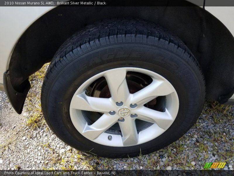 Brilliant Silver Metallic / Black 2010 Nissan Murano SL AWD