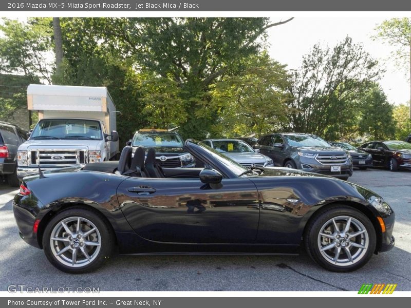 Jet Black Mica / Black 2016 Mazda MX-5 Miata Sport Roadster