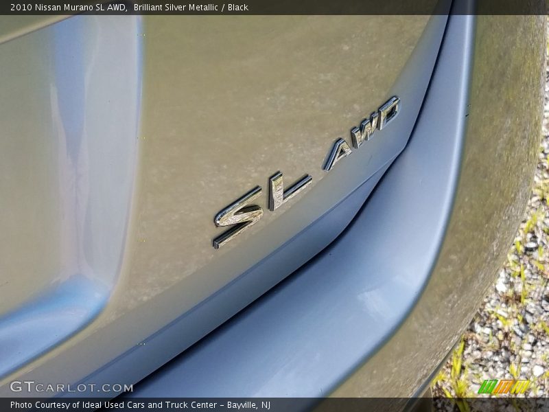 Brilliant Silver Metallic / Black 2010 Nissan Murano SL AWD