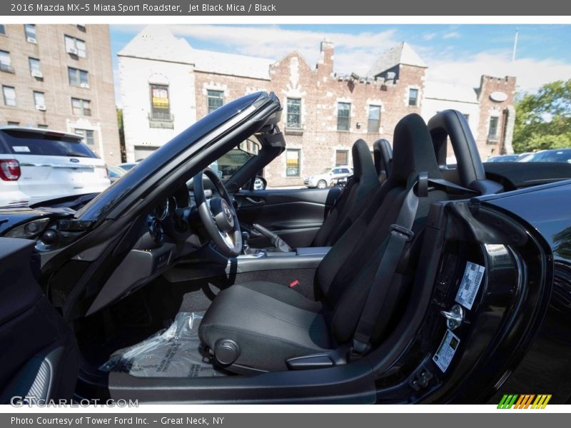 Jet Black Mica / Black 2016 Mazda MX-5 Miata Sport Roadster