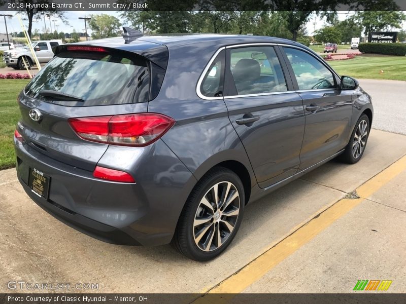 Summit Gray / Black 2018 Hyundai Elantra GT