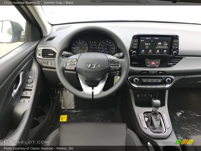 Summit Gray / Black 2018 Hyundai Elantra GT