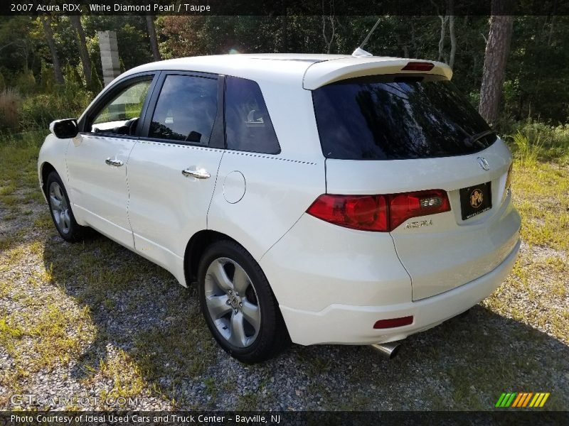 White Diamond Pearl / Taupe 2007 Acura RDX