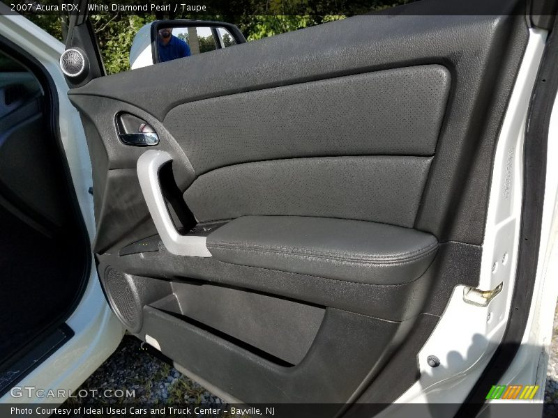 White Diamond Pearl / Taupe 2007 Acura RDX