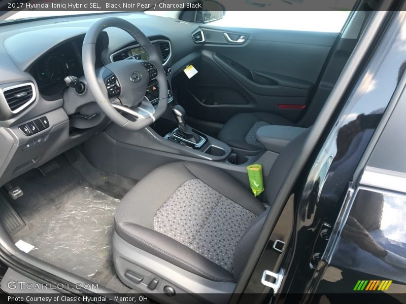  2017 Ioniq Hybrid SEL Charcoal Black Interior