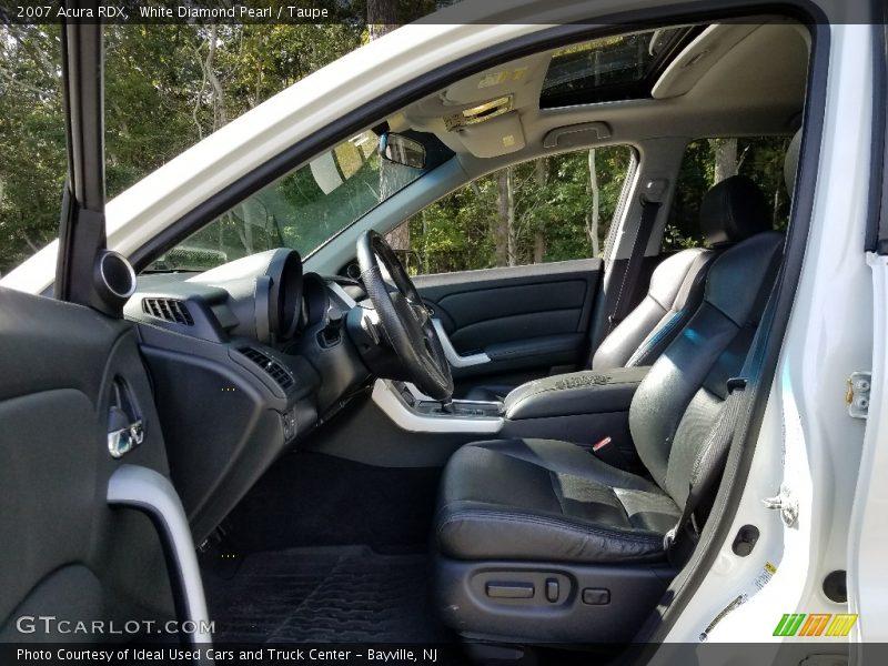 White Diamond Pearl / Taupe 2007 Acura RDX