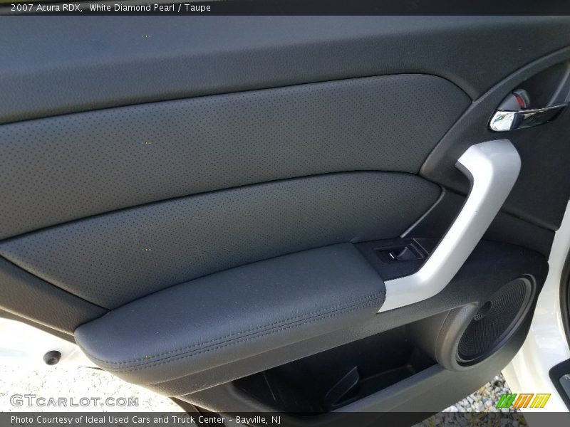 White Diamond Pearl / Taupe 2007 Acura RDX