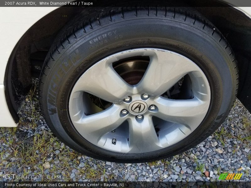 White Diamond Pearl / Taupe 2007 Acura RDX