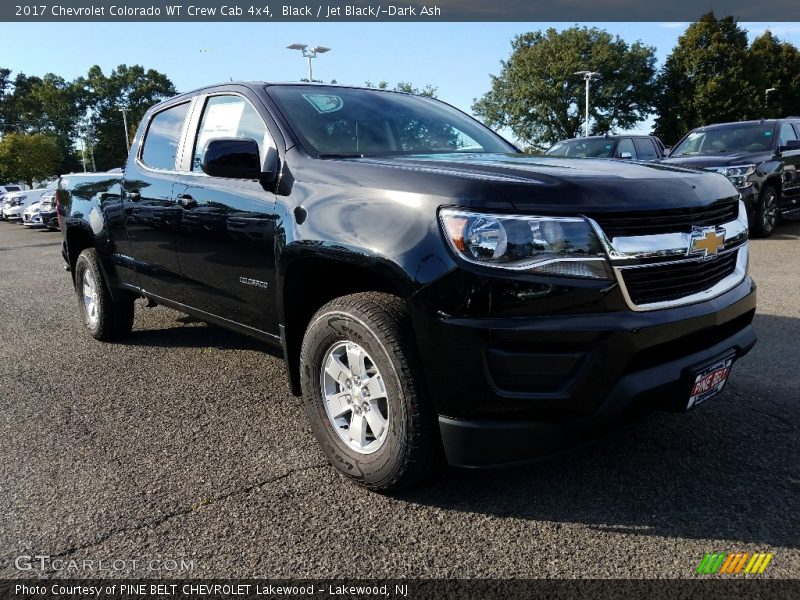 Black / Jet Black/­Dark Ash 2017 Chevrolet Colorado WT Crew Cab 4x4