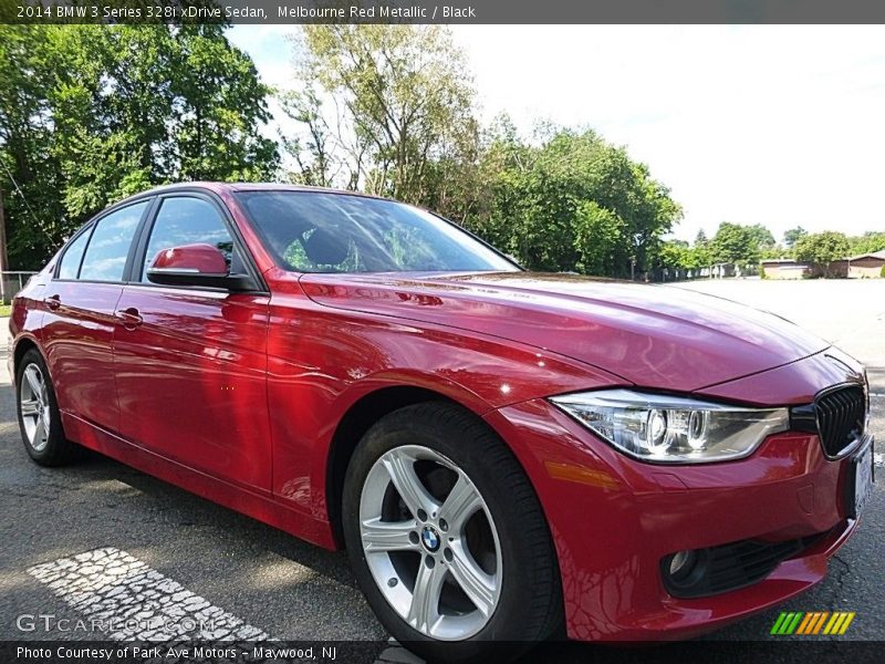 Melbourne Red Metallic / Black 2014 BMW 3 Series 328i xDrive Sedan