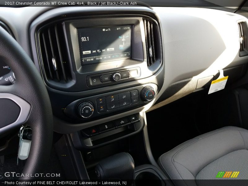 Black / Jet Black/­Dark Ash 2017 Chevrolet Colorado WT Crew Cab 4x4