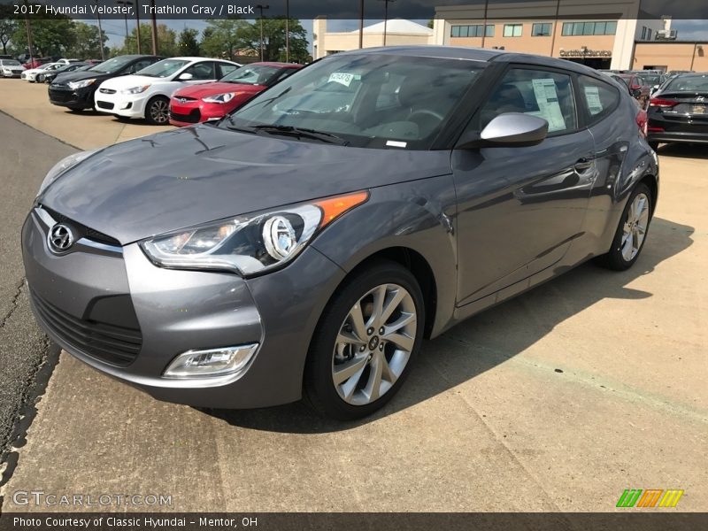 Triathlon Gray / Black 2017 Hyundai Veloster