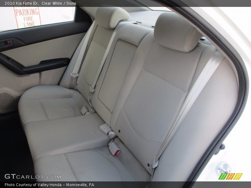 Clear White / Stone 2010 Kia Forte EX