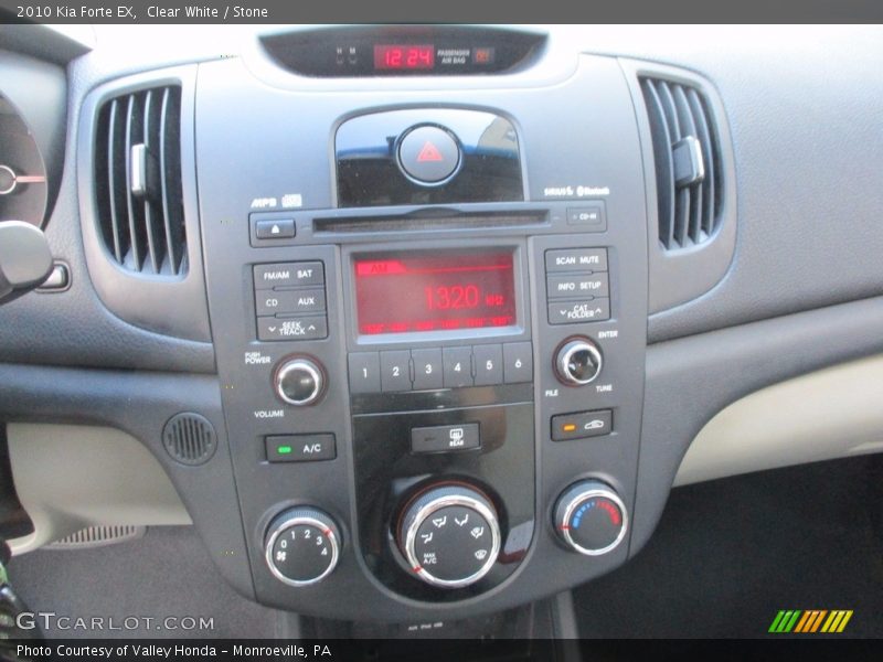 Clear White / Stone 2010 Kia Forte EX