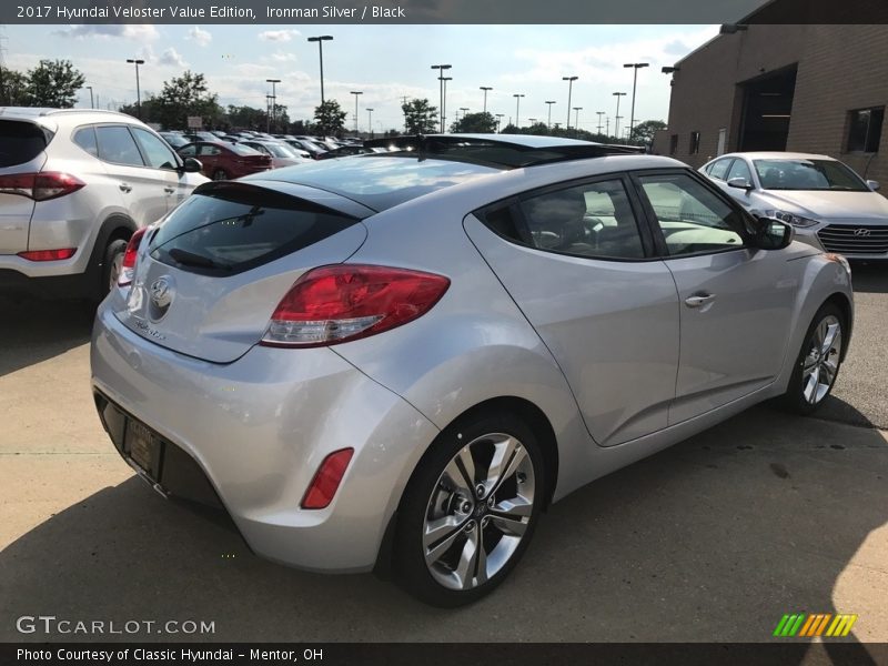 Ironman Silver / Black 2017 Hyundai Veloster Value Edition