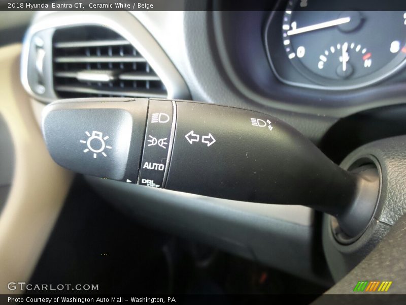 Controls of 2018 Elantra GT 