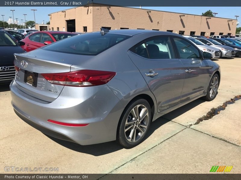 Gray / Black 2017 Hyundai Elantra Limited