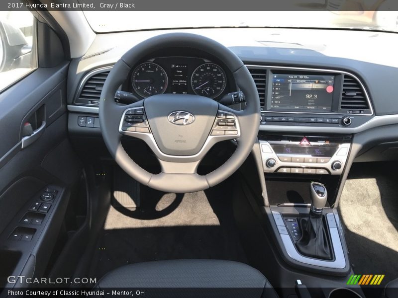 Gray / Black 2017 Hyundai Elantra Limited