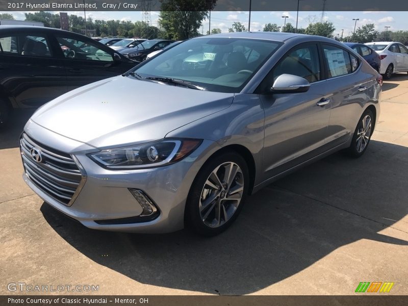 Gray / Gray 2017 Hyundai Elantra Limited