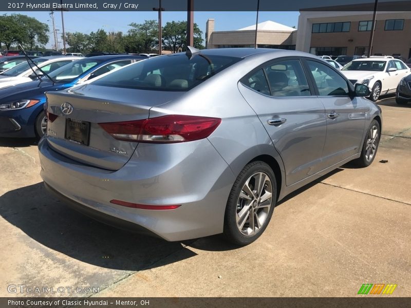 Gray / Gray 2017 Hyundai Elantra Limited