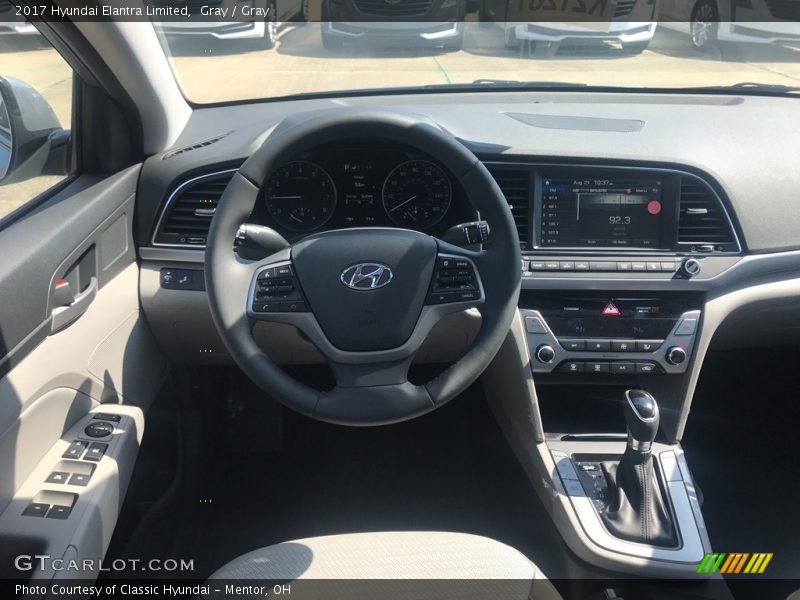 Gray / Gray 2017 Hyundai Elantra Limited