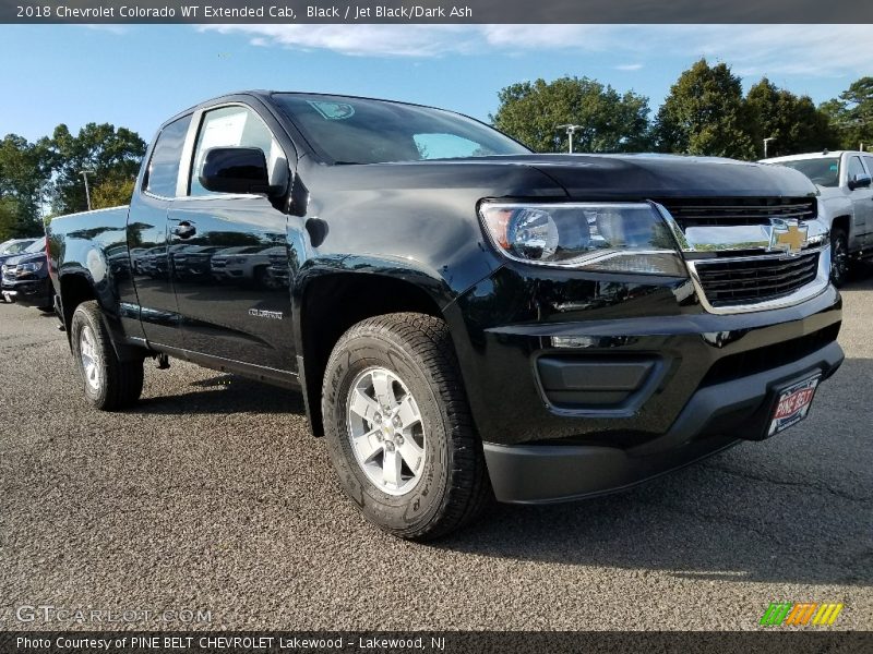 Black / Jet Black/Dark Ash 2018 Chevrolet Colorado WT Extended Cab