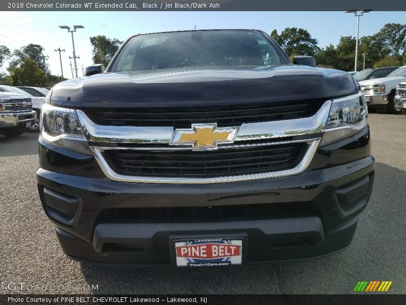 Black / Jet Black/Dark Ash 2018 Chevrolet Colorado WT Extended Cab