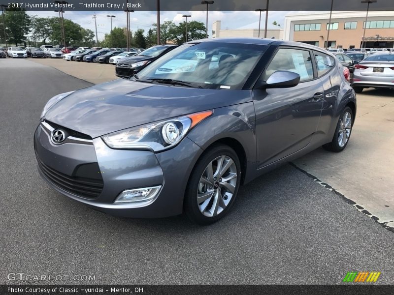 Triathlon Gray / Black 2017 Hyundai Veloster