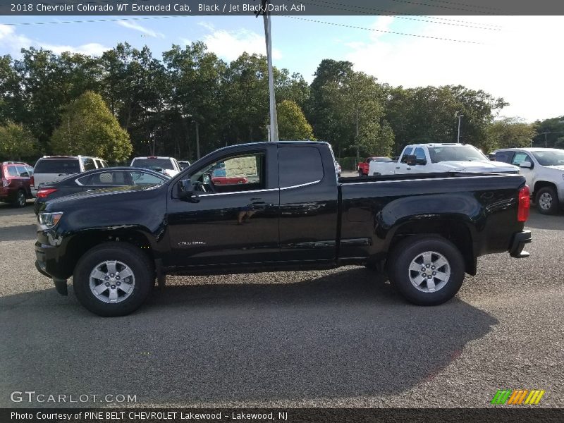 Black / Jet Black/Dark Ash 2018 Chevrolet Colorado WT Extended Cab