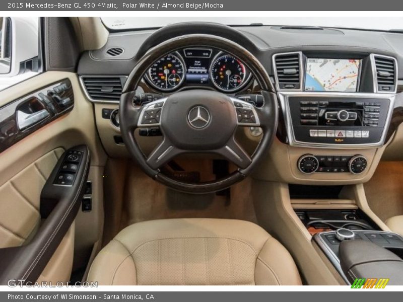 Polar White / Almond Beige/Mocha 2015 Mercedes-Benz GL 450 4Matic