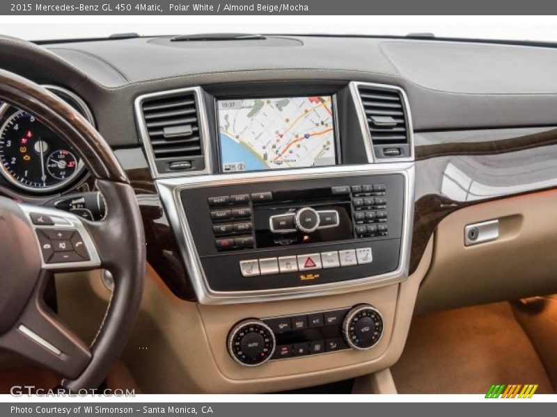 Polar White / Almond Beige/Mocha 2015 Mercedes-Benz GL 450 4Matic