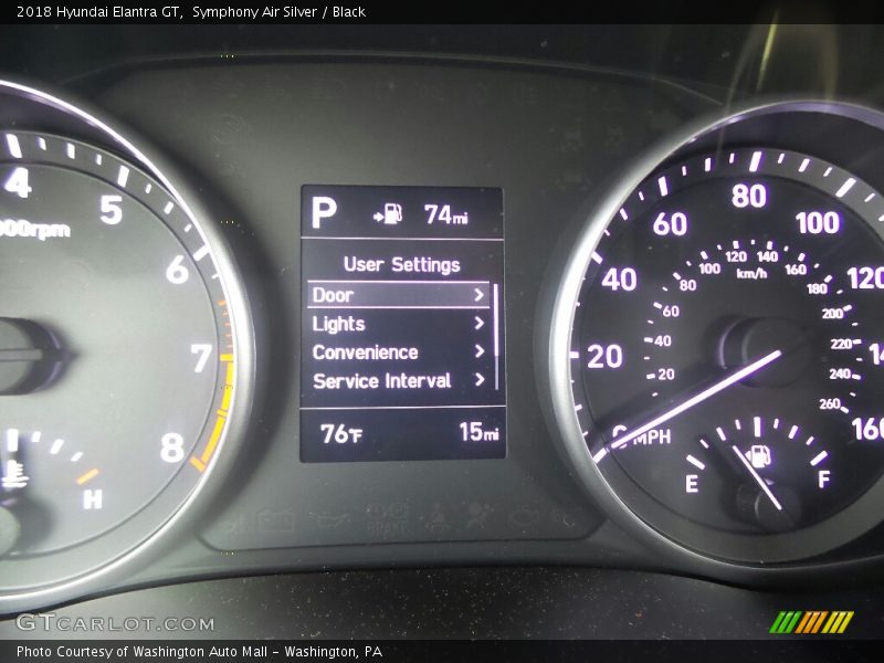Symphony Air Silver / Black 2018 Hyundai Elantra GT