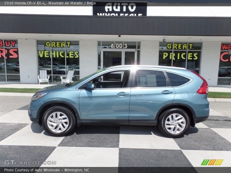 Mountain Air Metallic / Beige 2016 Honda CR-V EX-L