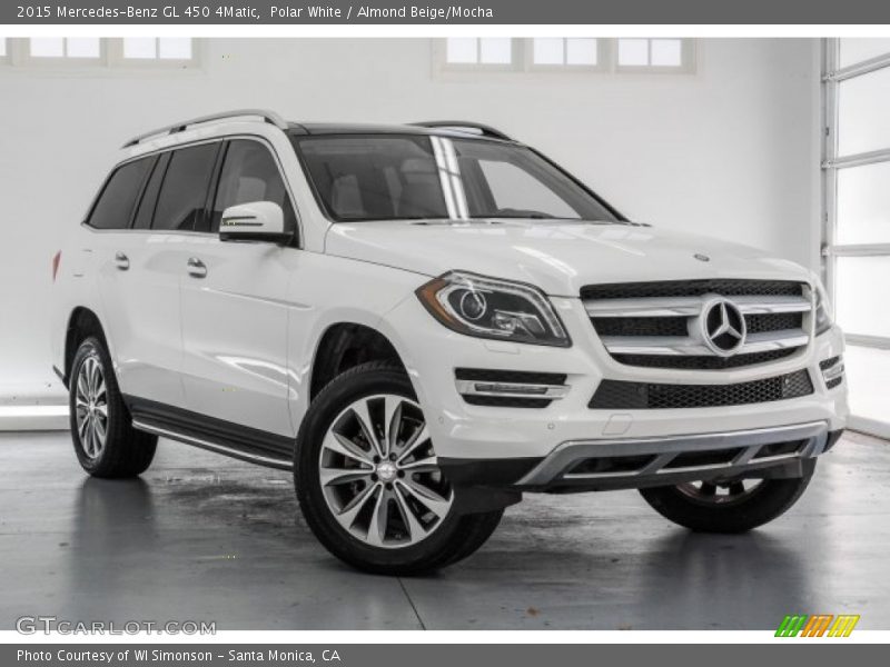 Polar White / Almond Beige/Mocha 2015 Mercedes-Benz GL 450 4Matic