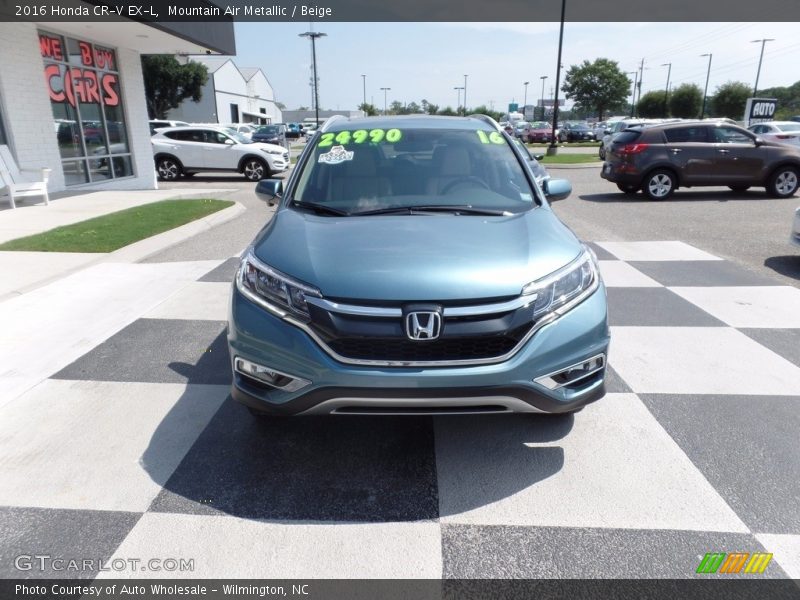 Mountain Air Metallic / Beige 2016 Honda CR-V EX-L