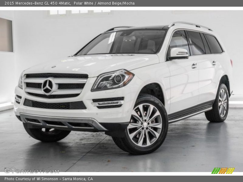 Polar White / Almond Beige/Mocha 2015 Mercedes-Benz GL 450 4Matic