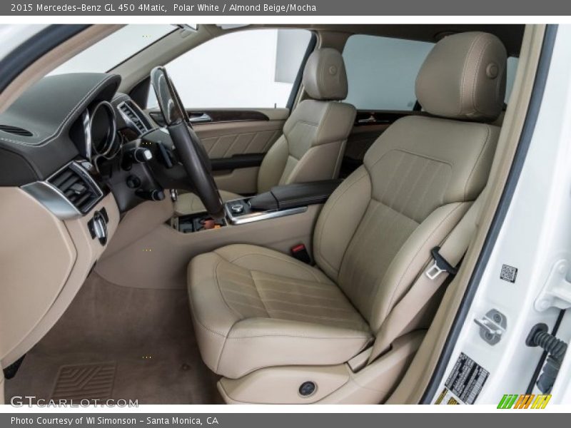 Polar White / Almond Beige/Mocha 2015 Mercedes-Benz GL 450 4Matic