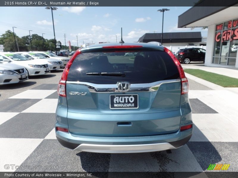 Mountain Air Metallic / Beige 2016 Honda CR-V EX-L