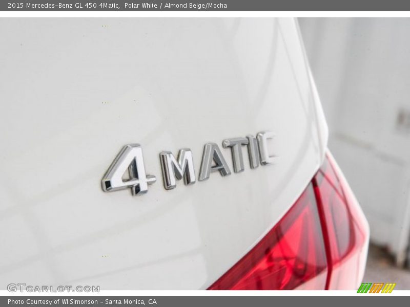 Polar White / Almond Beige/Mocha 2015 Mercedes-Benz GL 450 4Matic
