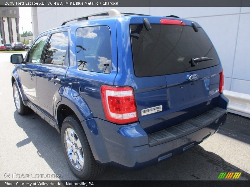 Vista Blue Metallic / Charcoal 2008 Ford Escape XLT V6 4WD