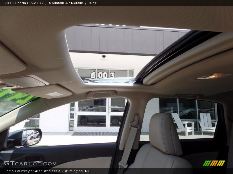 Mountain Air Metallic / Beige 2016 Honda CR-V EX-L