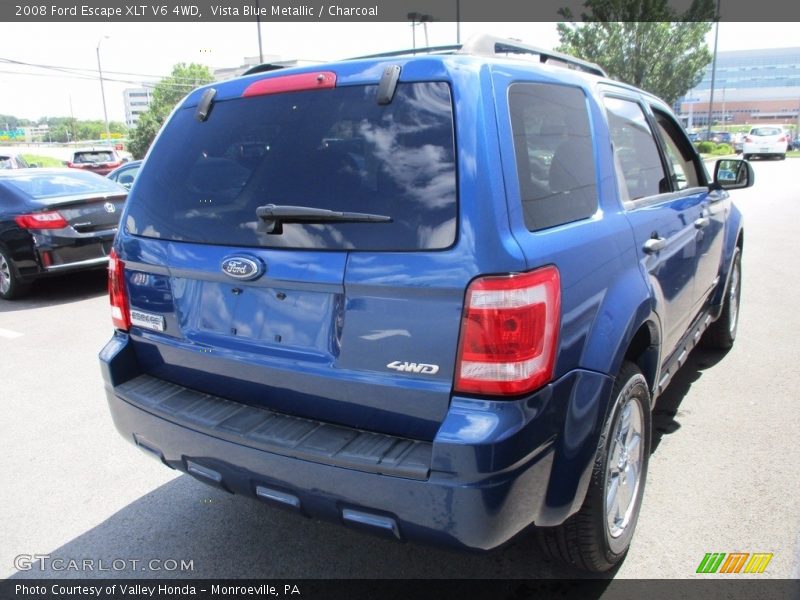 Vista Blue Metallic / Charcoal 2008 Ford Escape XLT V6 4WD