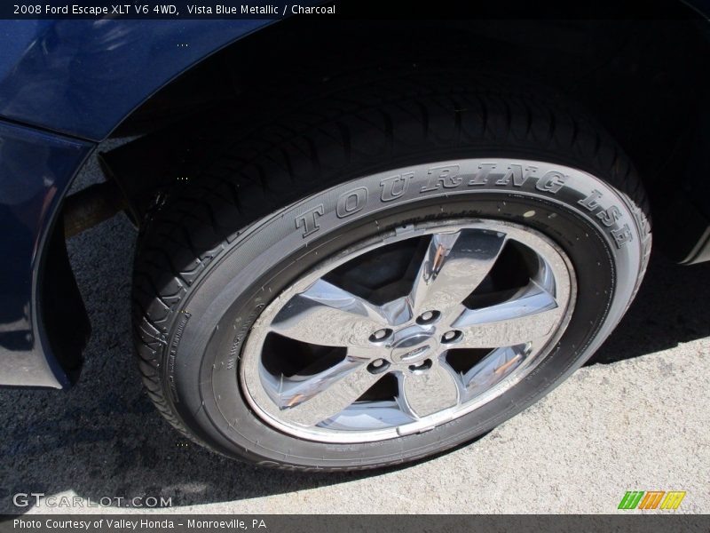 Vista Blue Metallic / Charcoal 2008 Ford Escape XLT V6 4WD