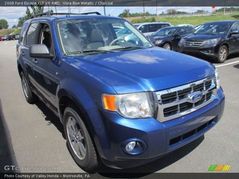 Vista Blue Metallic / Charcoal 2008 Ford Escape XLT V6 4WD