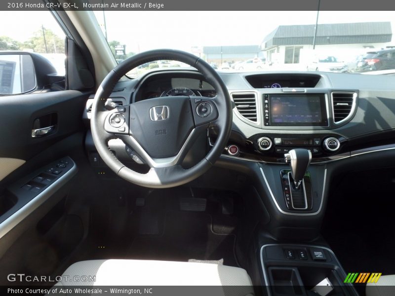 Mountain Air Metallic / Beige 2016 Honda CR-V EX-L