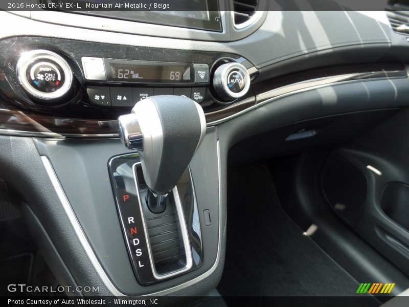 Mountain Air Metallic / Beige 2016 Honda CR-V EX-L