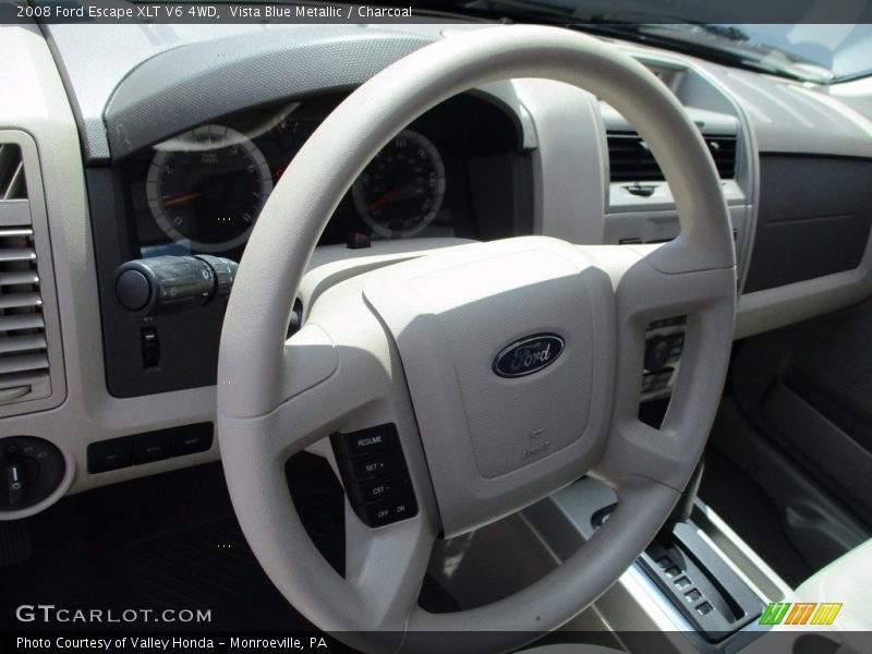 Vista Blue Metallic / Charcoal 2008 Ford Escape XLT V6 4WD