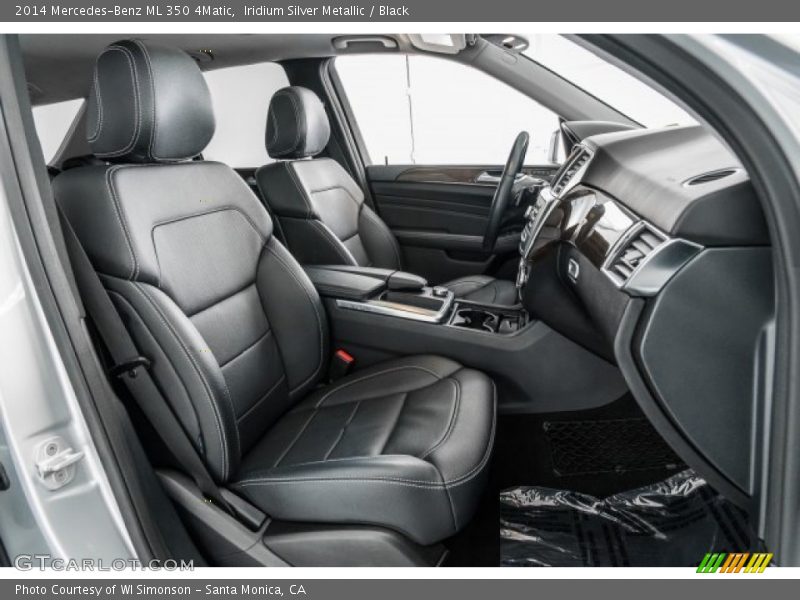 Iridium Silver Metallic / Black 2014 Mercedes-Benz ML 350 4Matic