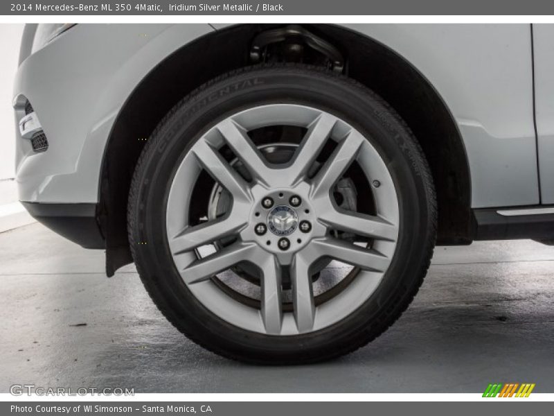 Iridium Silver Metallic / Black 2014 Mercedes-Benz ML 350 4Matic